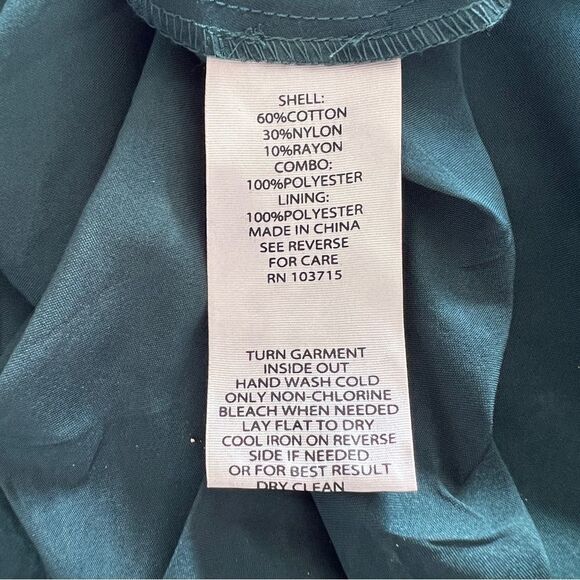 NANETTE LEPORE Green Lace Midi Dress Size 2 - Picture 6 of 6